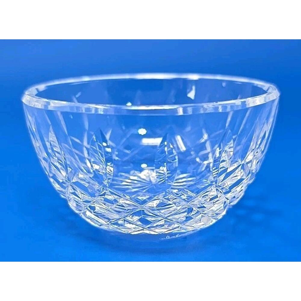 WATERFORD LISMORE OPEN SUGAR BOWL, Cut Lead Crystal, 3 1/4", Made in Ireland U30 - Picture 2 of 7